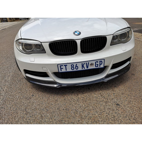 E82 Mtech V2-style carbon fiber front lip