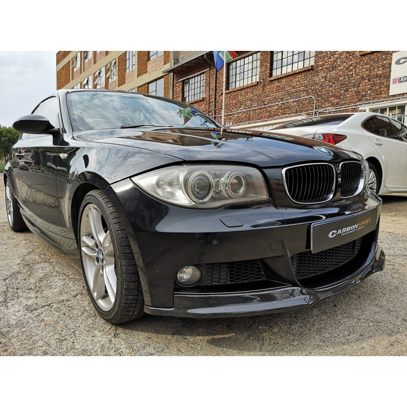E82 Mtech V2-style carbon fiber front lip