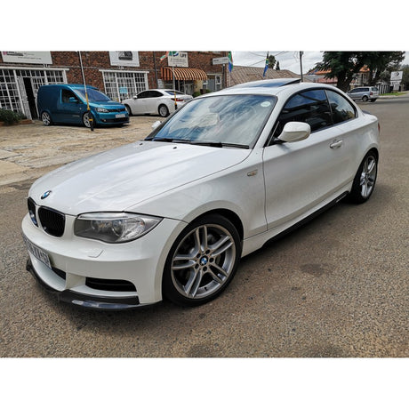 E82 Mtech V2-style carbon fiber front lip