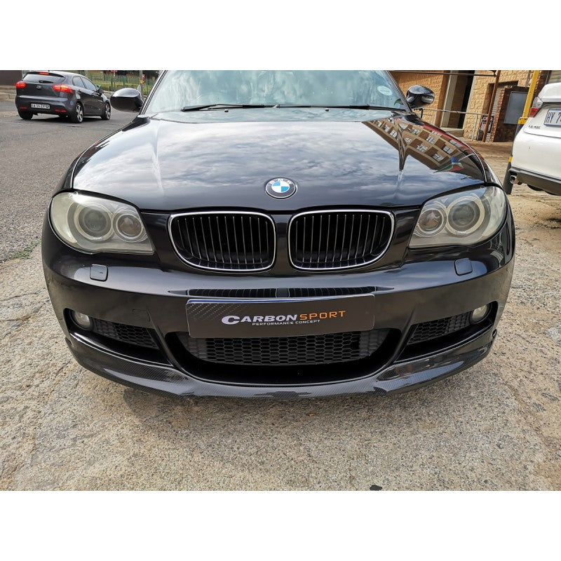 E82 Mtech V2-style carbon fiber front lip
