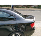 E82 V style carbon fiber boot spoiler