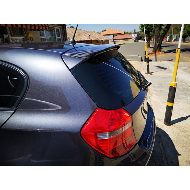 E87 MP style carbon fiber roof spoiler