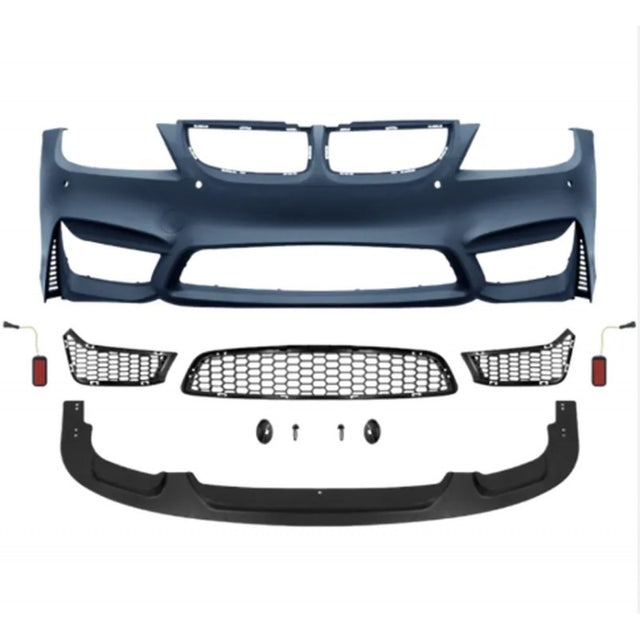 E90 05-08 M4 style front bumper w/front lip