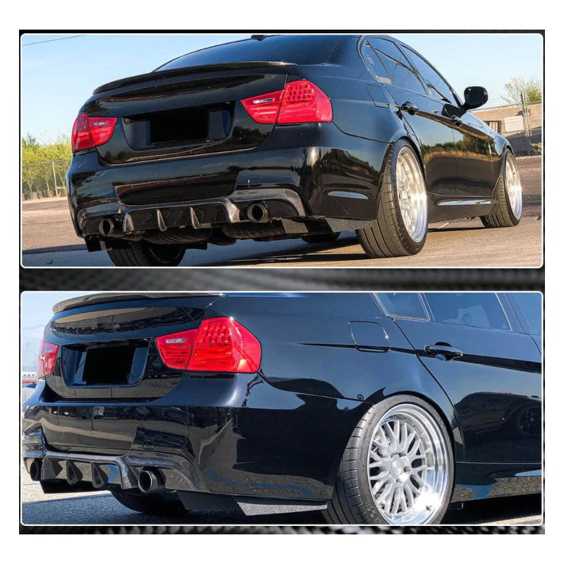 E90 05-11 Mtech V style carbon fiber diffuser 0---0