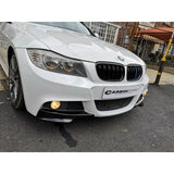 E90 09-11 LCI Mtech Gloss black front splitter (goodgo)