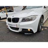 E90 09-11 LCI Mtech Gloss black front splitter (goodgo)