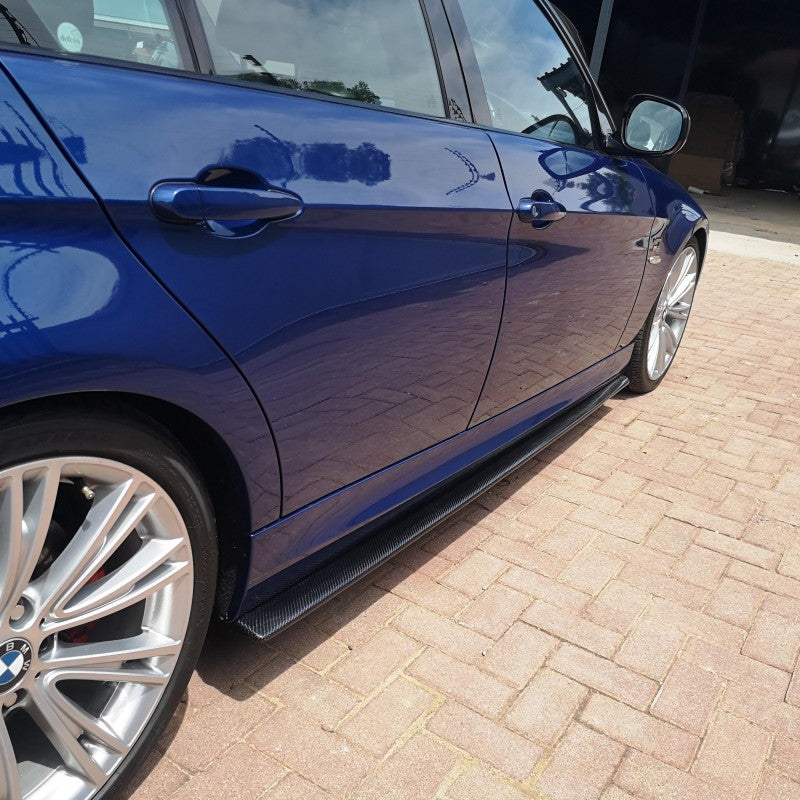 E90 carbon fiber side skirts