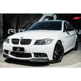 E90 E92 aftermarket M3 bumper V style carbon fiber front lip
