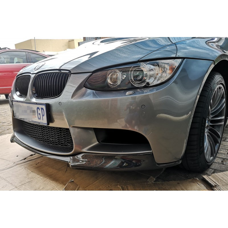 E92 M3 V style carbon fiber front lip
