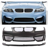 E90 LCI 09-11 M4 style front bumper w/front lip