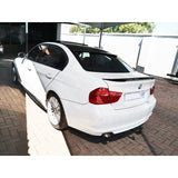 E90 MP high kick style boot spoiler