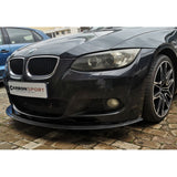 E92 05-08 1pcs gloss black front lip