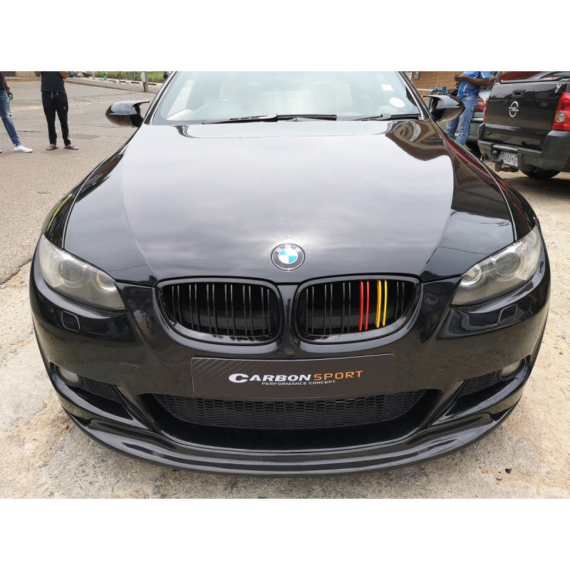 E92 05-08 Mtech AK-style carbon fiber front lip