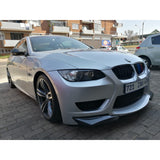 E92 E-style front bumper w/carbon splitters
