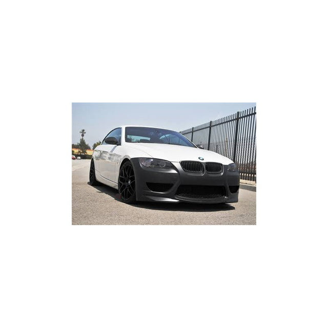 E92 E-style front bumper w/carbon splitters