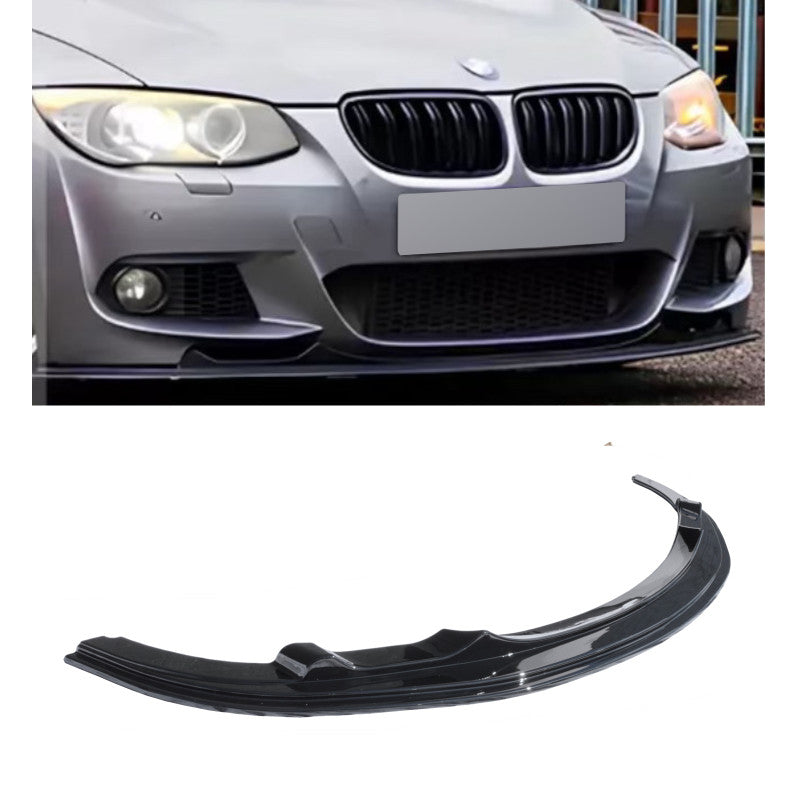 E92 LCI 09-11 Mtech 1pcs gloss black front lip
