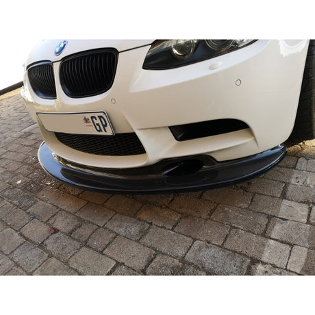 E92 M3 GT4-style carbon fiber front lip
