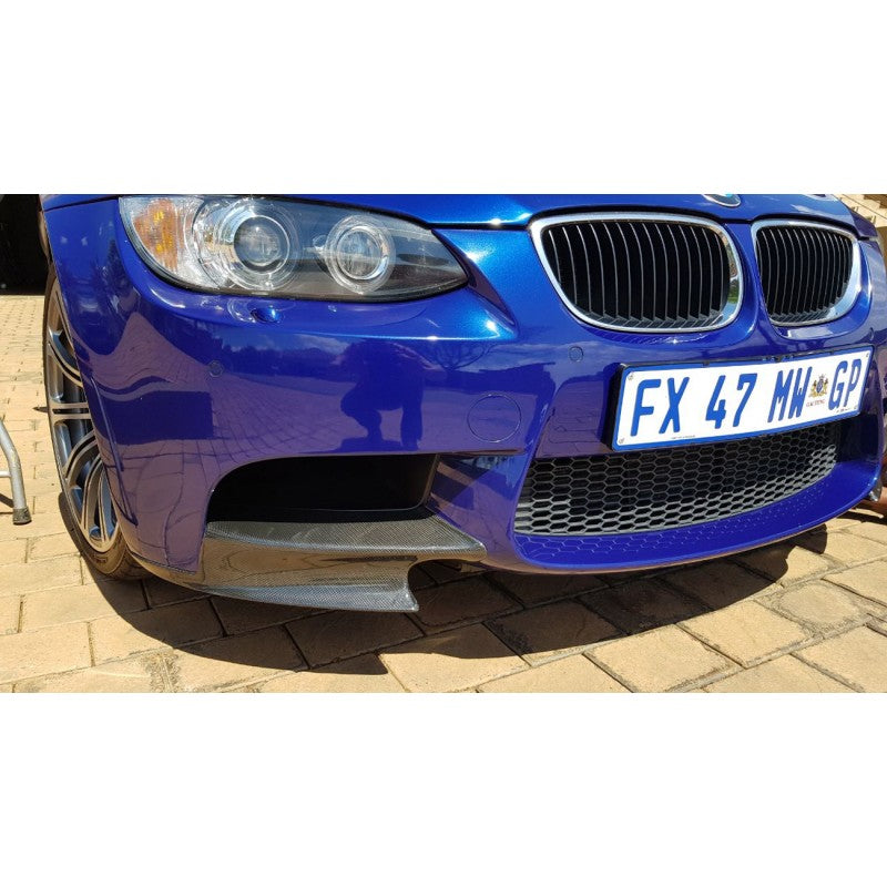 E92 M3 MP style prepreg carbon fiber front splitters