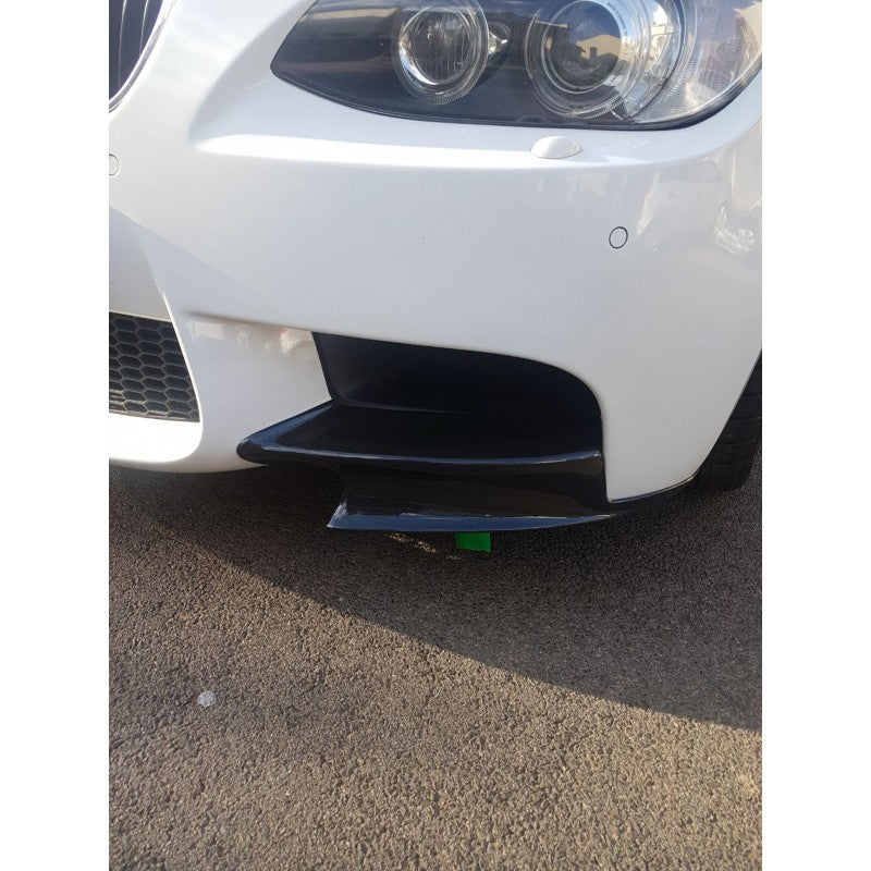 E92 M3 MP style prepreg carbon fiber front splitters