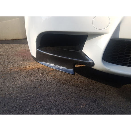 E92 M3 MP style prepreg carbon fiber front splitters