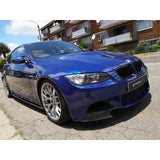 E92 M3 MP style prepreg carbon fiber front splitters