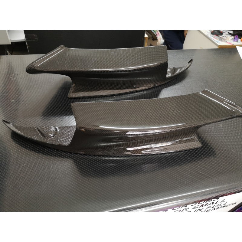 E92 M3 MP style prepreg carbon fiber front splitters