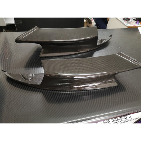 E92 M3 MP style prepreg carbon fiber front splitters
