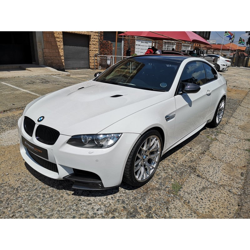 E92 M3 MP style prepreg carbon fiber front splitters