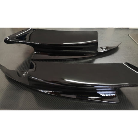E92 M3 MP style gloss black front splitters