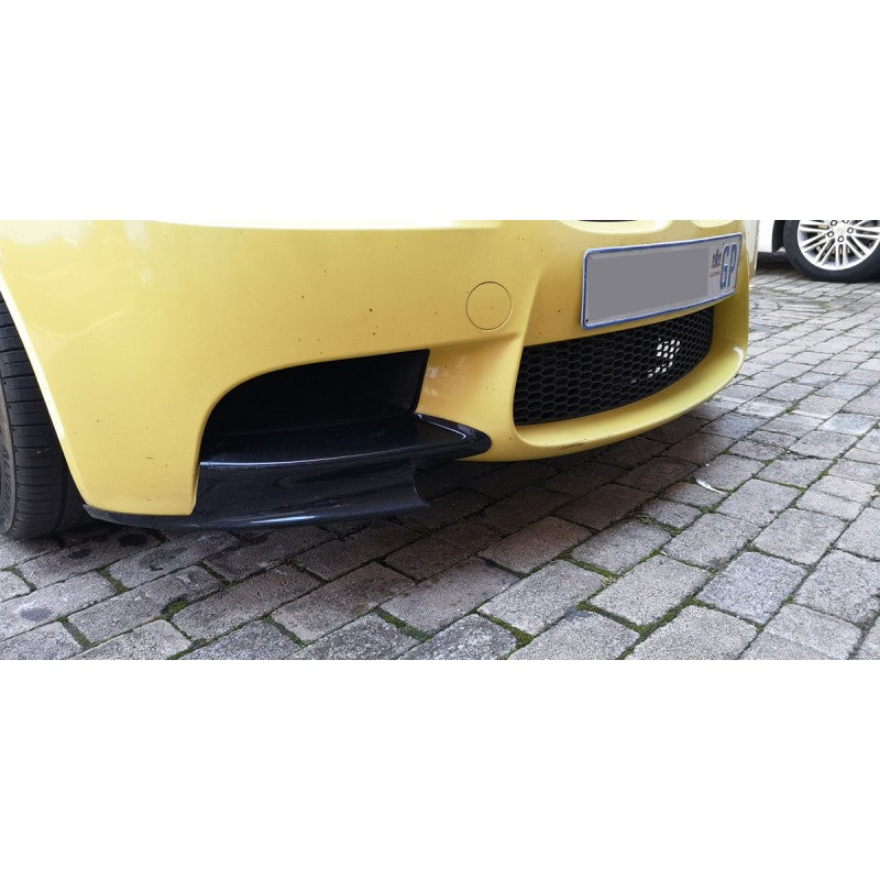 E92 M3 MP style gloss black front splitters