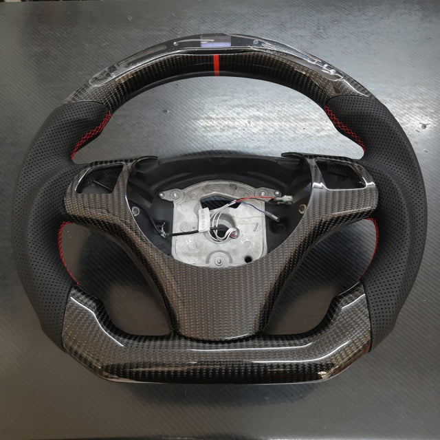 E92 M3 OHC carbon fiber steering wheel w/LED