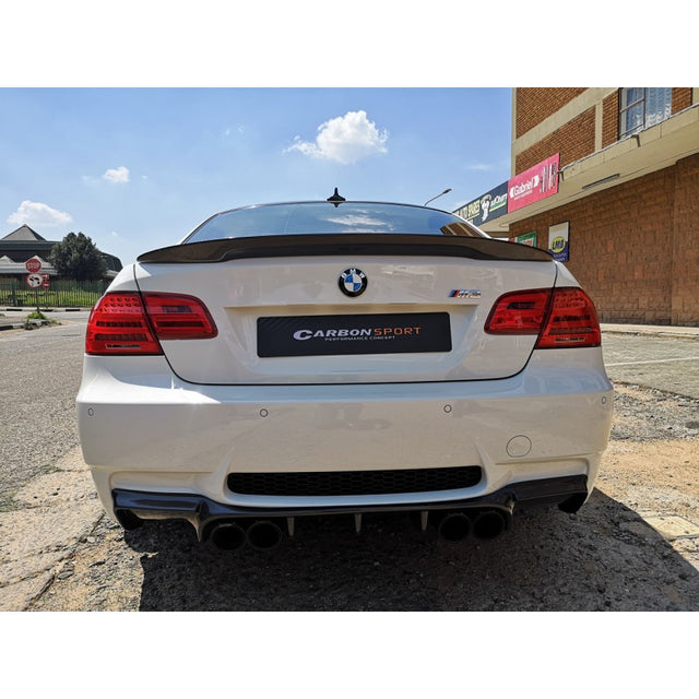E92 M3 V3 GTSV style carbon fiber rear diffuser