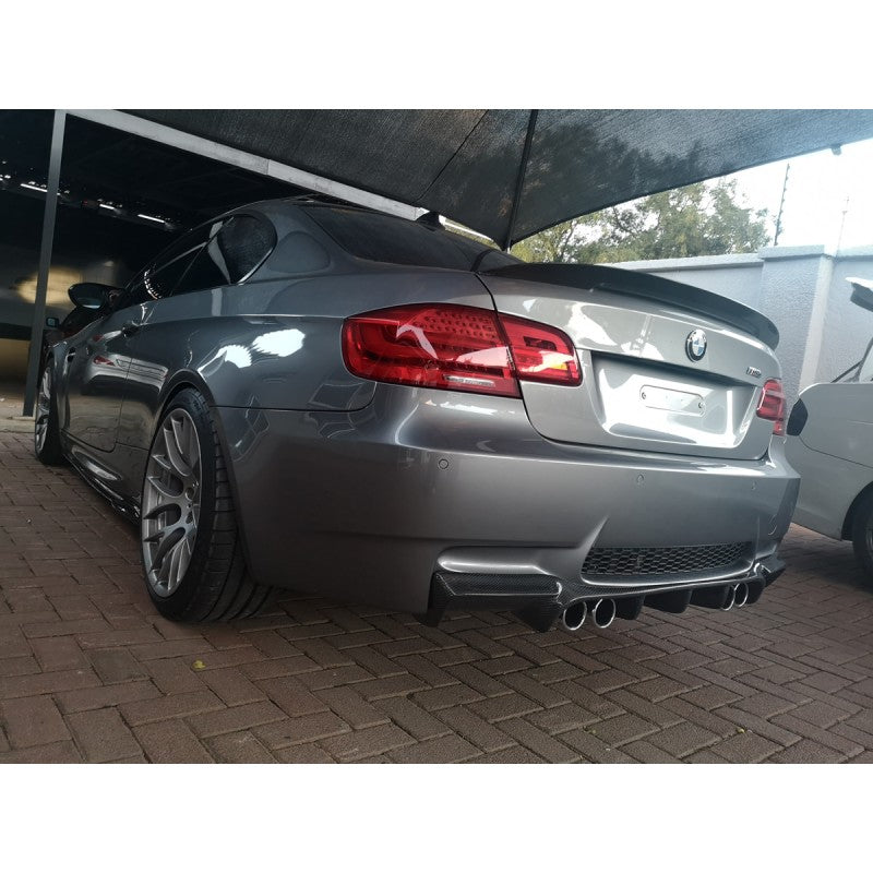 E92 M3 V3 GTSV style carbon fiber rear diffuser