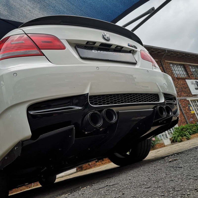 E92 M3 VR-style carbon fiber rear diffuser