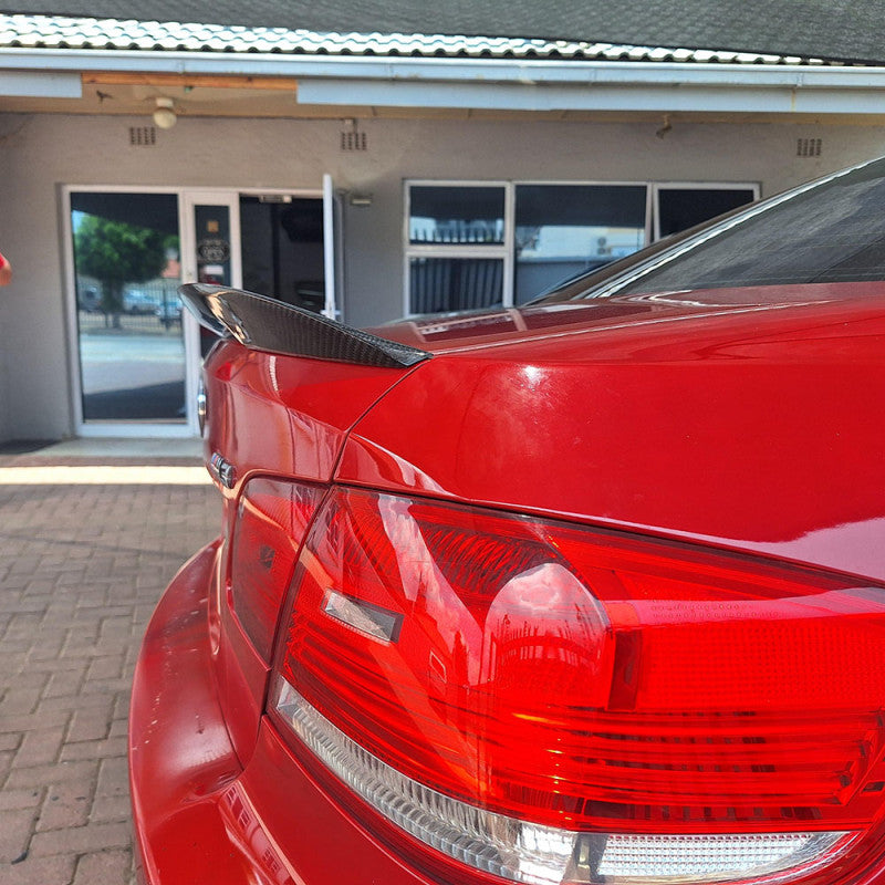 E92 MP style carbon fiber boot spoiler