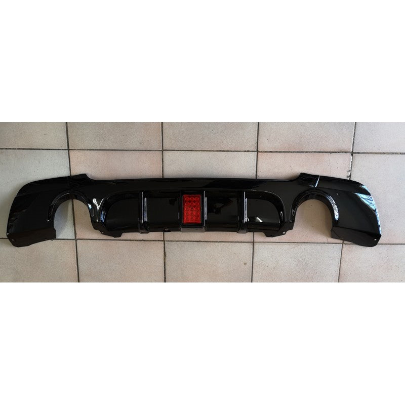 E92 Mtech F1-style gloss black diffuser 0--0