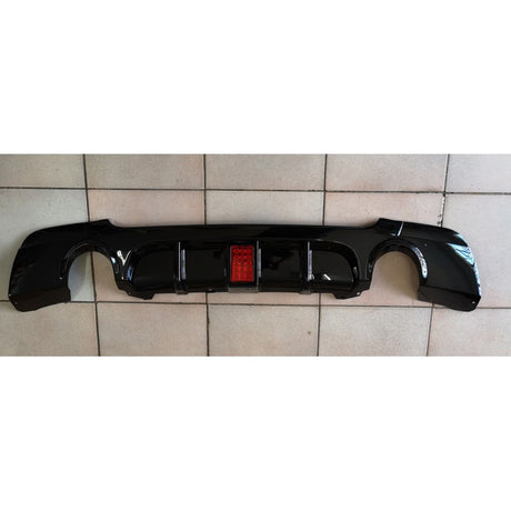 E92 Mtech F1-style gloss black diffuser 0--0