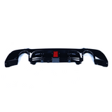E92 Mtech F1-style gloss black diffuser 0--0