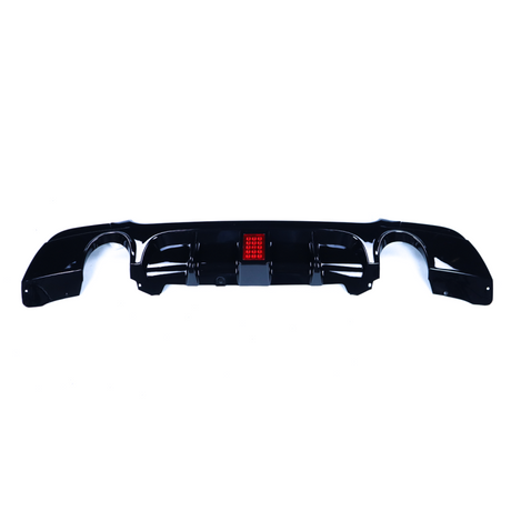 E92 Mtech F1-style gloss black diffuser 0--0