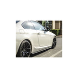 E92 Mtech carbon fiber side skirts
