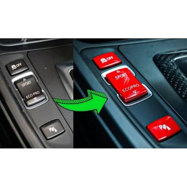 Eco Sport traction and park buttons (Red)