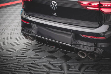 MAXTON DESIGN CENTRAL REAR SPLITTER FOR VOLKSWAGEN GOLF R MK8