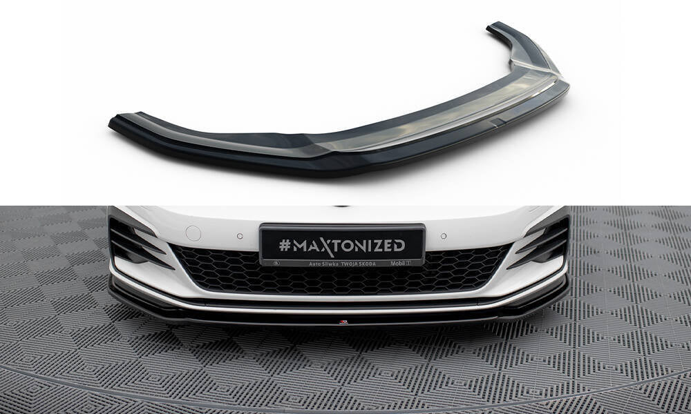 MAXTON DESIGN FRONT SPLITTER V.2 VW GOLF VII GTI FACELIFT