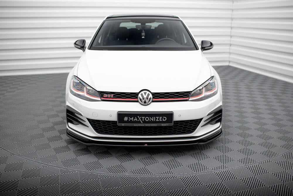 MAXTON DESIGN FRONT SPLITTER V.2 VW GOLF VII GTI FACELIFT