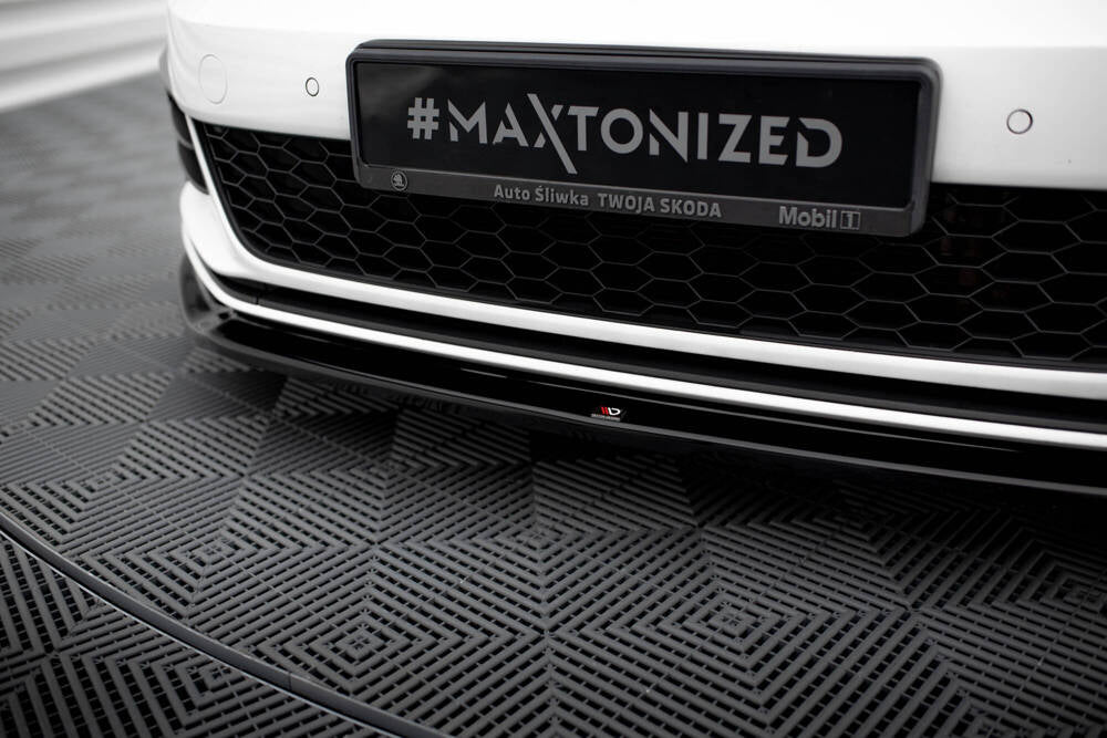 MAXTON DESIGN FRONT SPLITTER V.2 VW GOLF VII GTI FACELIFT