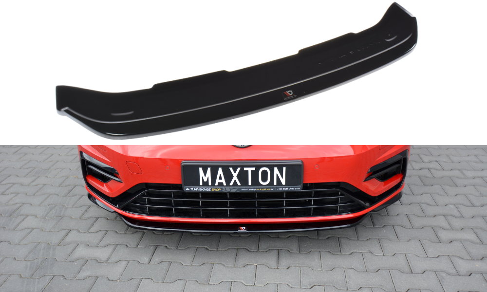 MAXTON DESIGN FRONT SPLITTER V.5 VW GOLF 7 R / R-LINE FACELIFT