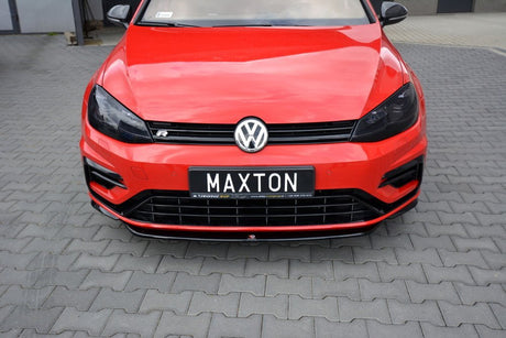 MAXTON DESIGN FRONT SPLITTER V.5 VW GOLF 7 R / R-LINE FACELIFT