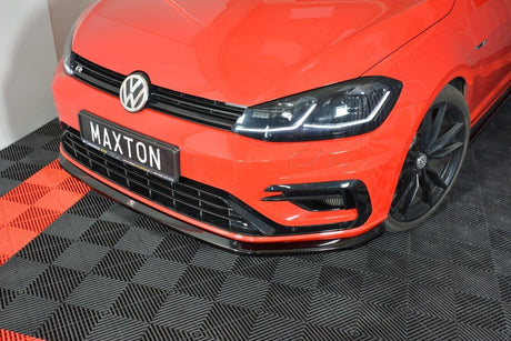 MAXTON DESIGN FRONT SPLITTER V.6 VW GOLF 7 R / R-LINE FACELIFT