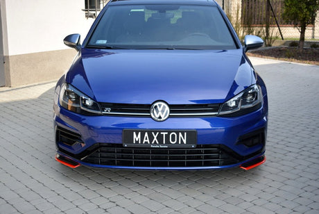 MAXTON DESIGN FRONT SPLITTER V.8 VW GOLF 7 R / R-LINE FACELIFT