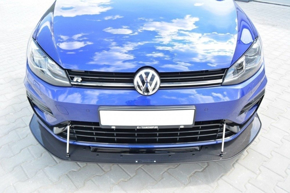 MAXTON DESIGN HYBRID FRONT RACING SPLITTER VW GOLF 7 R / R-LINE FACELIFT